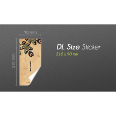 DL Size Stickers