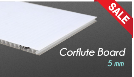 5mm Corflute Board (Single-side Color Print)