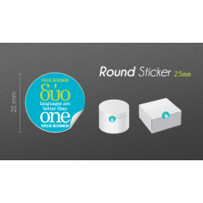 25mm Round Product Label 25mm Round Product Label