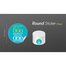 90mm Round Product Label 90mm Round Product Label