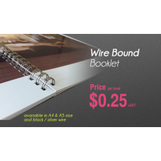 A4 | A5 Wire Bound Booklet